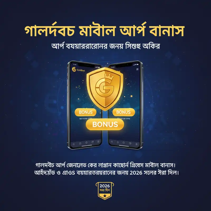 গোল্ডবেট মোবাইল অ্যাপ বোনাস এক্সক্লুসিভ অফার ২০২৬